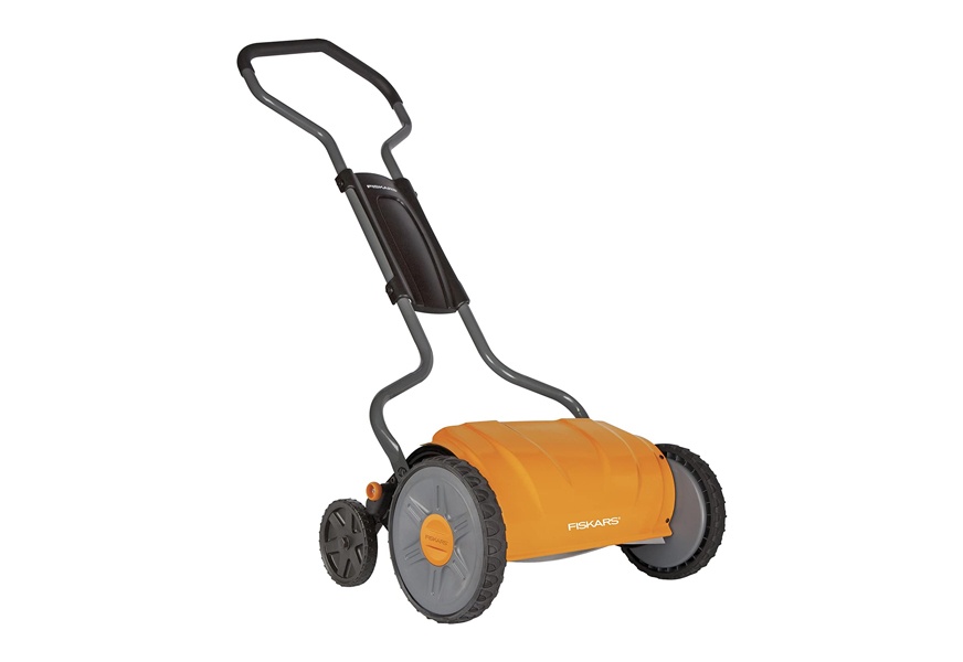 fiskars 17 inch reel mower