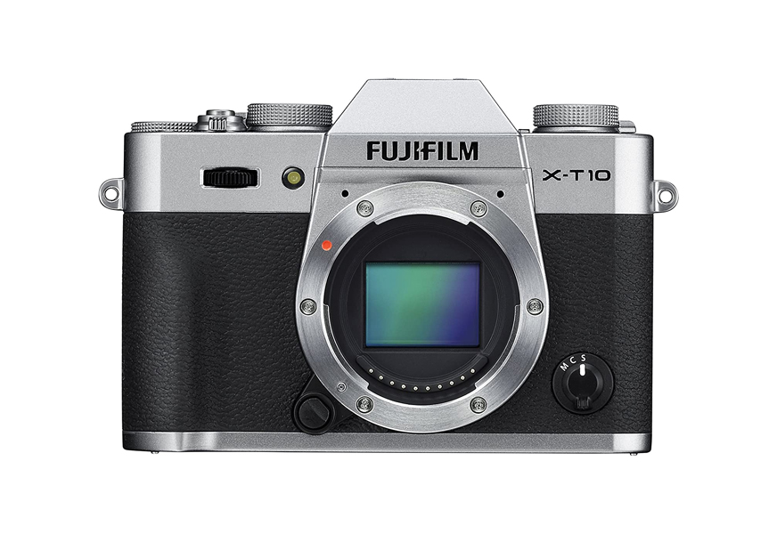 fujifilm x-t10 body silver mirrorless