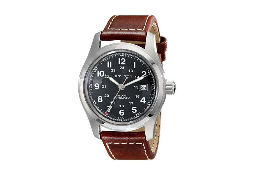 hamilton khaki field stainless steel