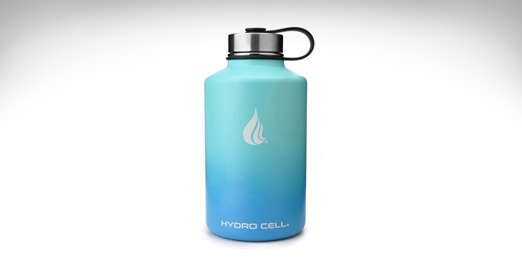 hydrocell wide mouth two tone water bottle keeps it cool
