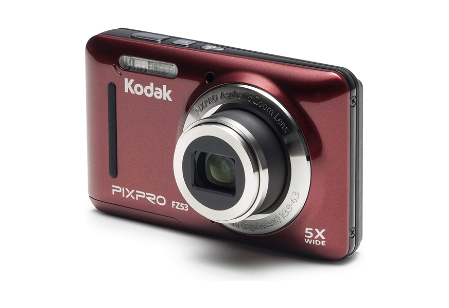 kodak pixpro friendly zoom fz53-rd 16mp travel camera