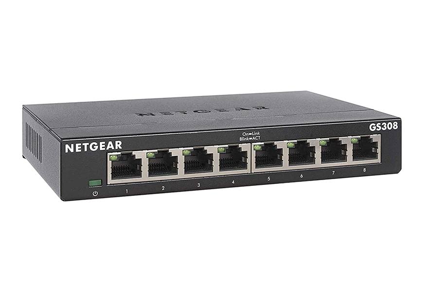 netgear gs308 8 port gigabit ethernet unmanaged switch