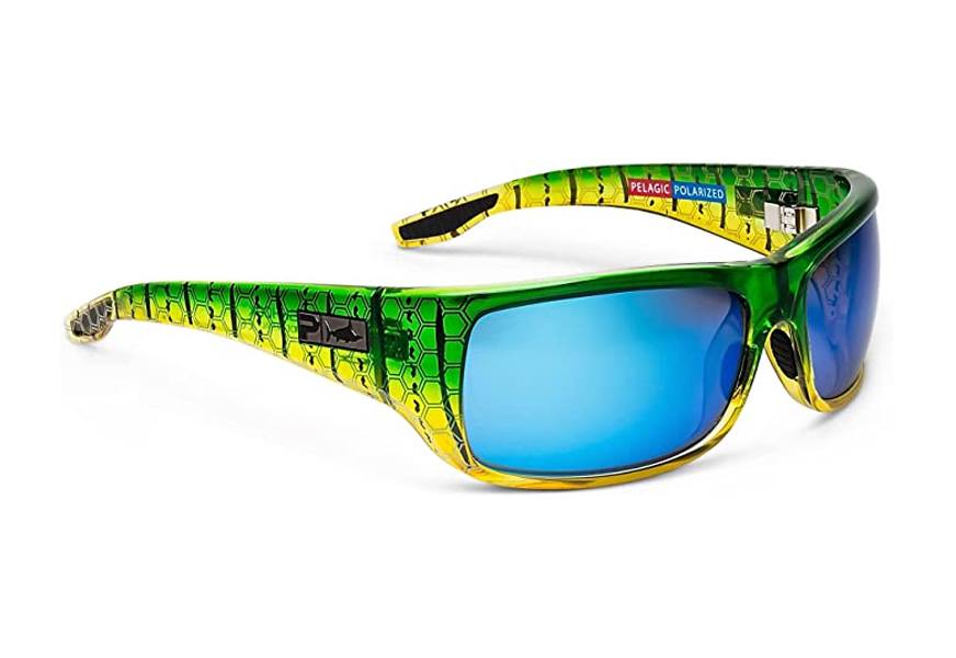 pelagic men’s fish hook polarized fishing sunglasses