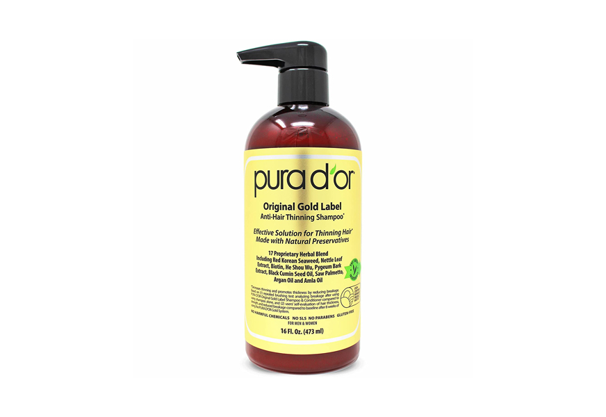 pura d'or original gold label anti-thinning shampoo