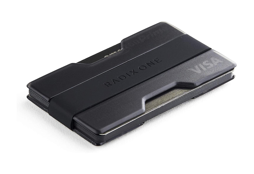 radix one slim metal wallet