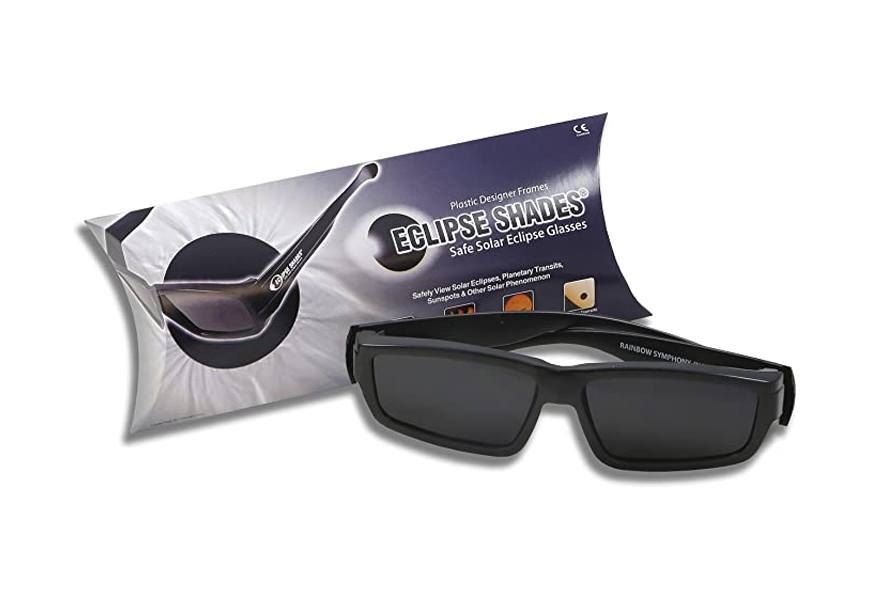 rainbow symphony plastic solar eclipse glasses