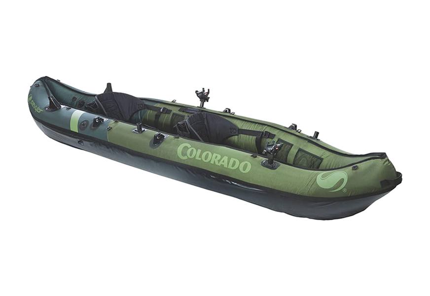 sevylor coleman colorado 2 person fishing inflatable kayak