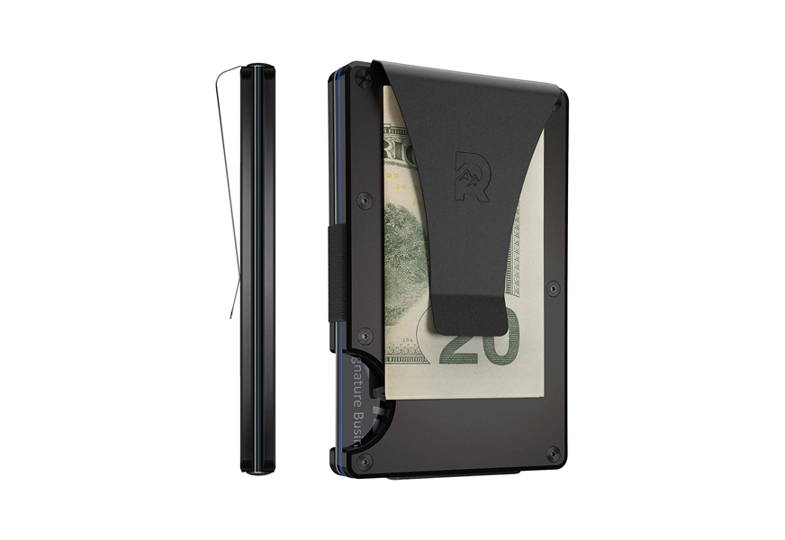 the ridge slim minimalist rfid money clip