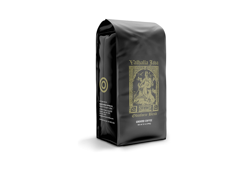 valhalla java ground coffee by death wish (coffee beans)