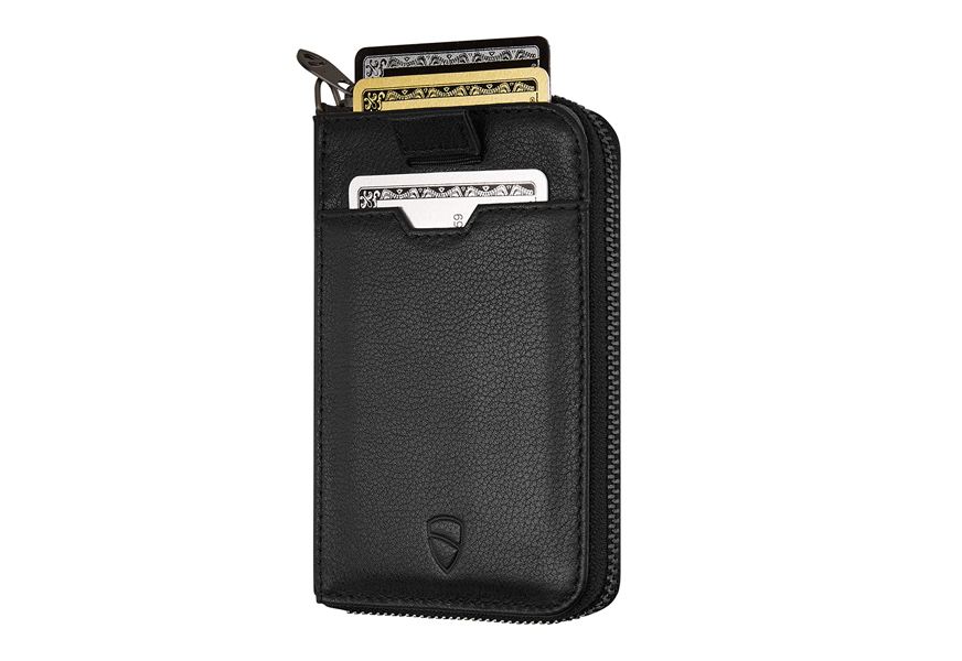vaultskin notting hill slim zipper wallet for men