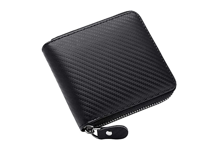 veeskyee zipper wallet for men