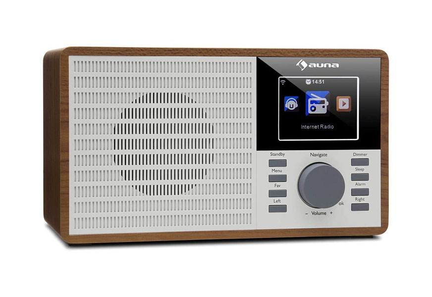 auna ir 160 internet radio with display control