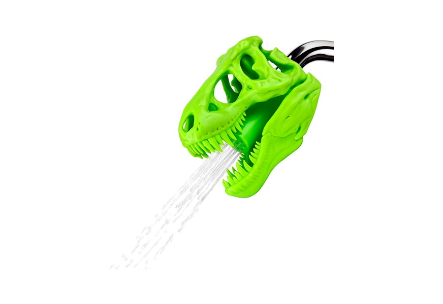 barbuzzo funwares wash n' roar t rex shower head