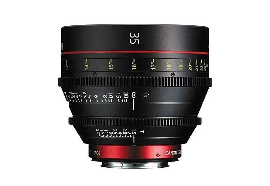 canon compatible cn e 35mm t1.5 l f cine prime lens