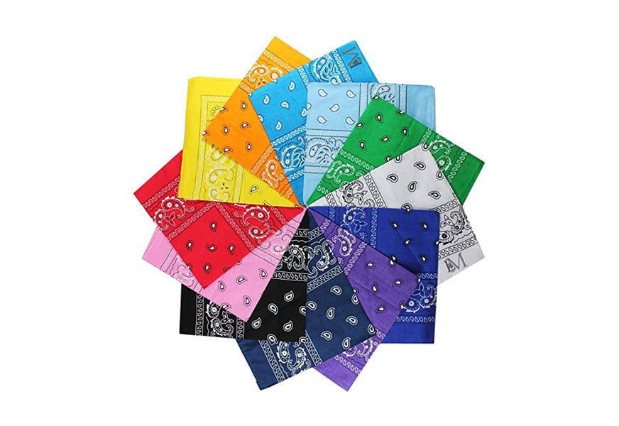 l&m 12 pieces bandanas