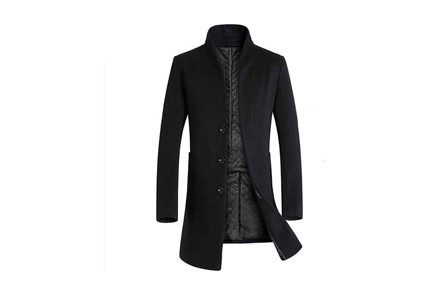 muranba clearance men slim trench coat