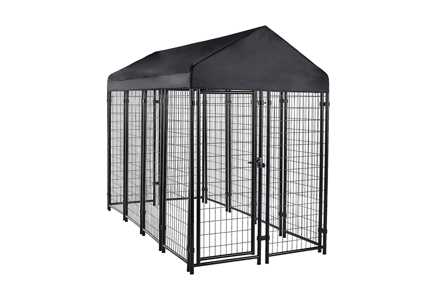 amazonbasics welded outdoor dog kennel