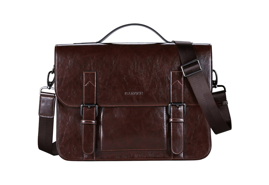 banuce vintage leather tote