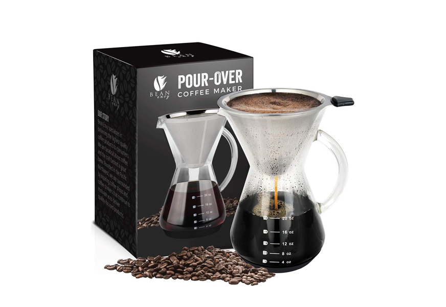 bean envy pour over coffee maker