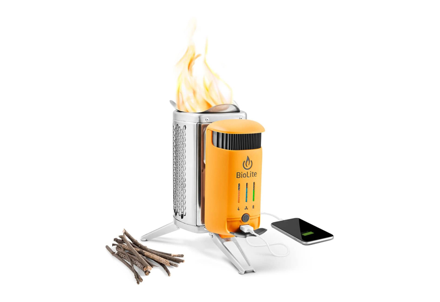 biolite wood burning & usb charging camp stove