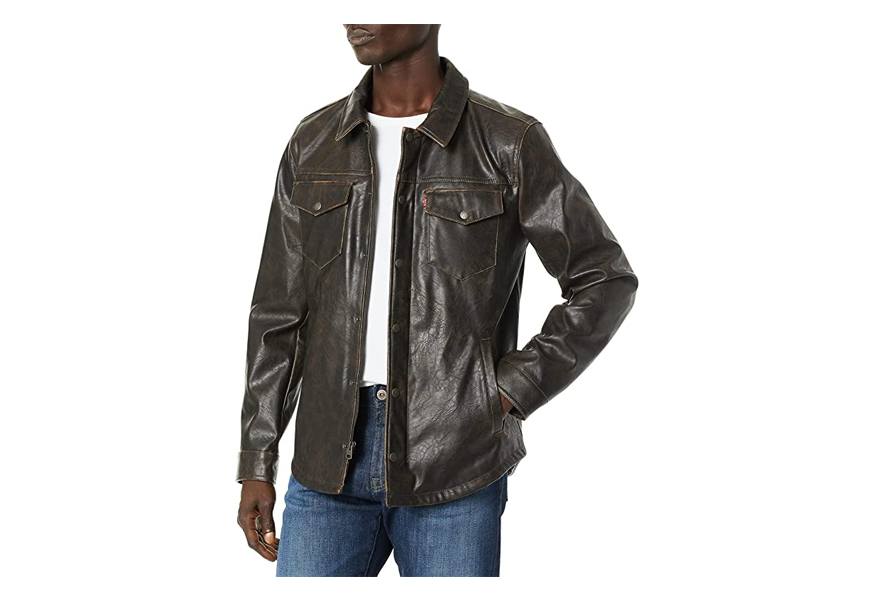 boston harbour vintage men's trucker jacket