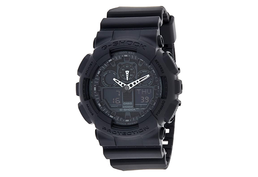 casio g-shock ga 100 series black watch
