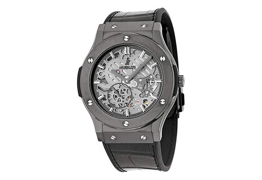 classic fusion ultra-thin skeleton watch