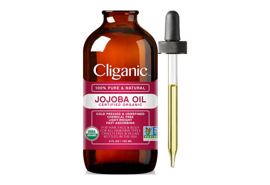 cliganic organic jojoba hair oil