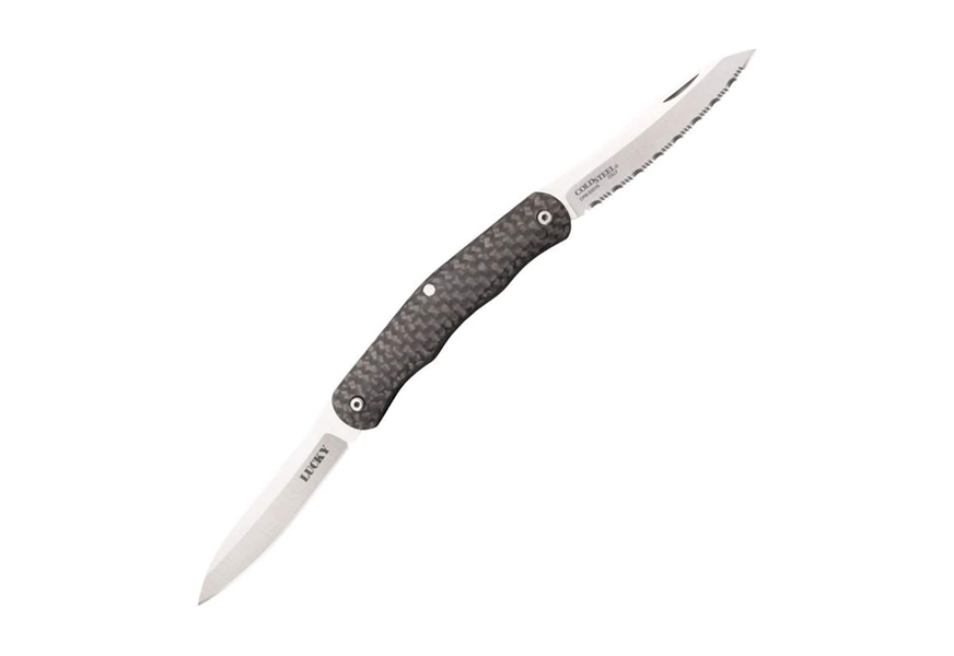 cold steel lucky dual-blade folding pocket knife