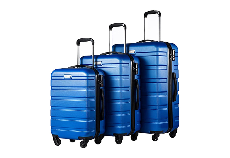 coolife luggage 3 piece set suitcase spinner 1