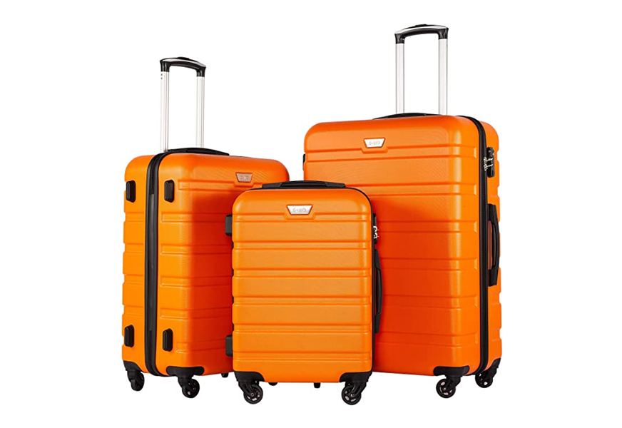 coolife luggage 3 piece set suitcase