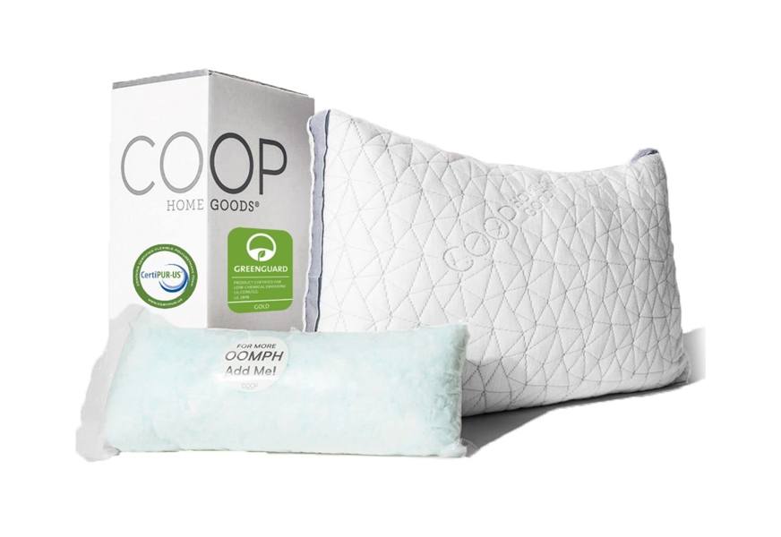 coop home goods eden adjustable cooling pillow