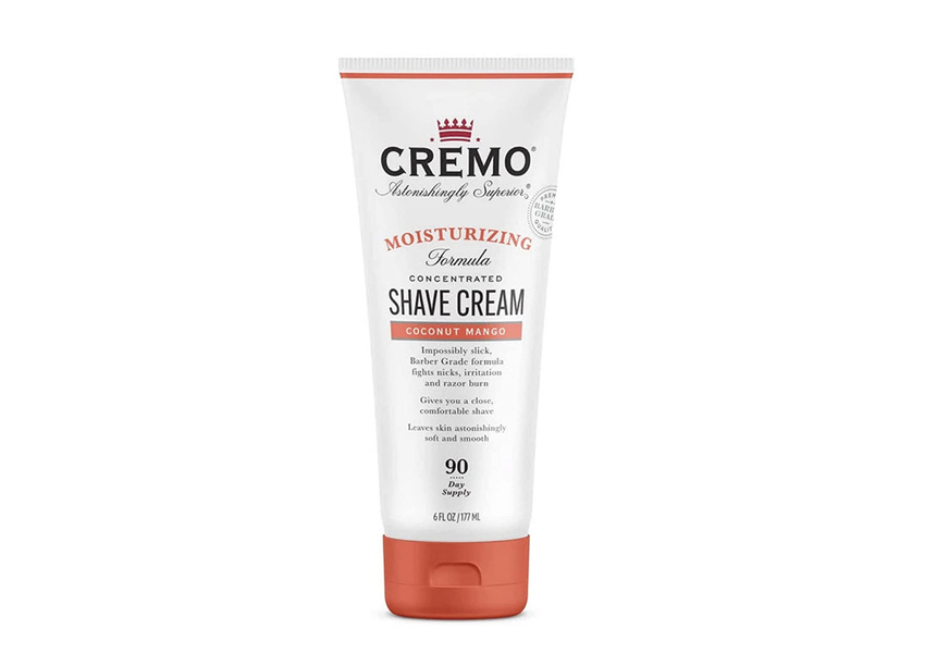 cremo coconut mango moisturizing shave cream