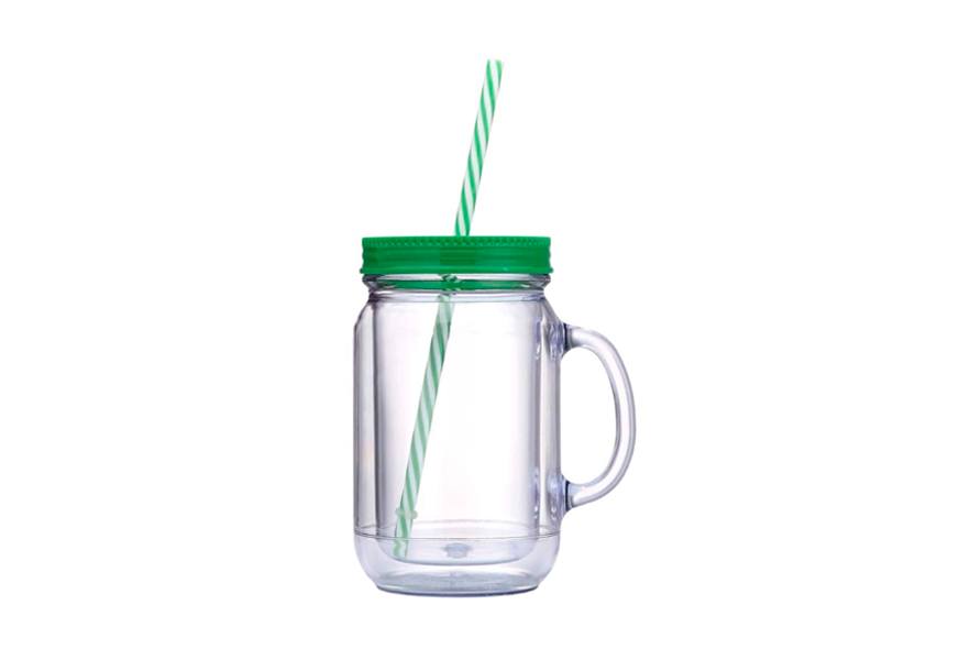 cupture insulated plastic mason jar