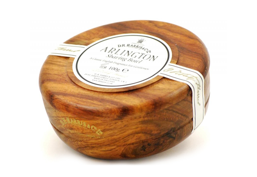 d.r.harris & co arlington mahogany shaving bowl & shaving soap