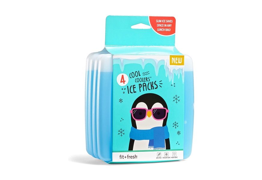 fit & fresh cool coolers slim ice ice packs for coolers