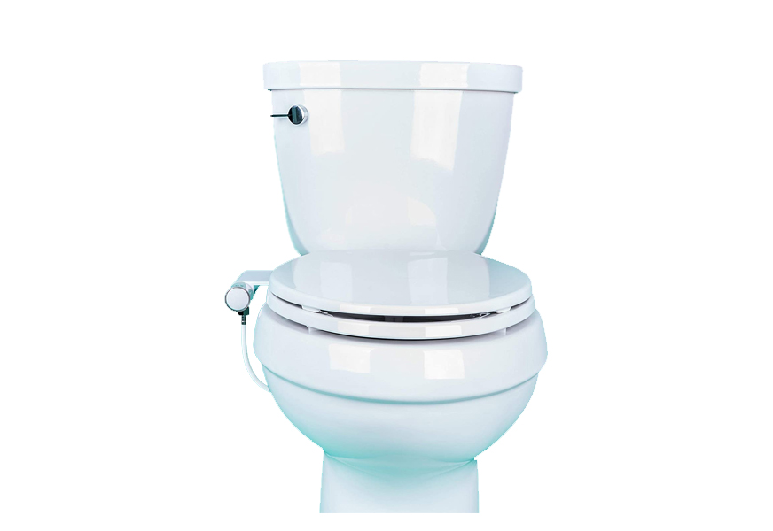 geniebidet rear & feminine ultra thin toilet attachment