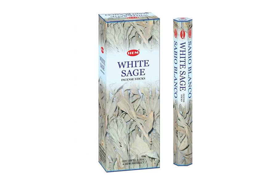 hem white sage incense sticks