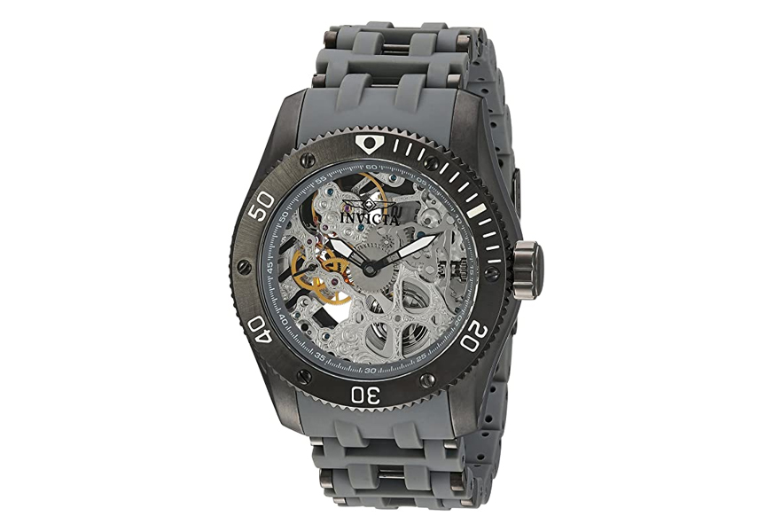 invicta sea spider skeleton watch