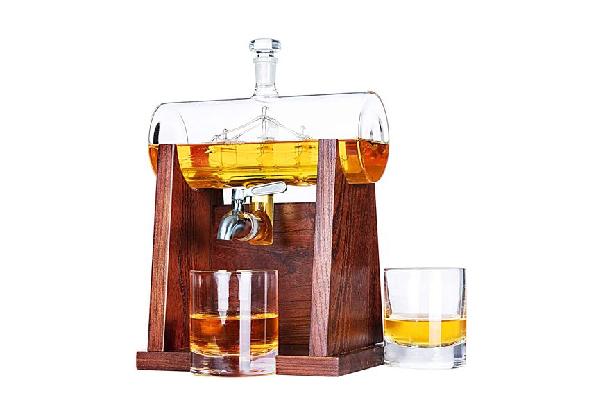 jillmo whiskey decanter set