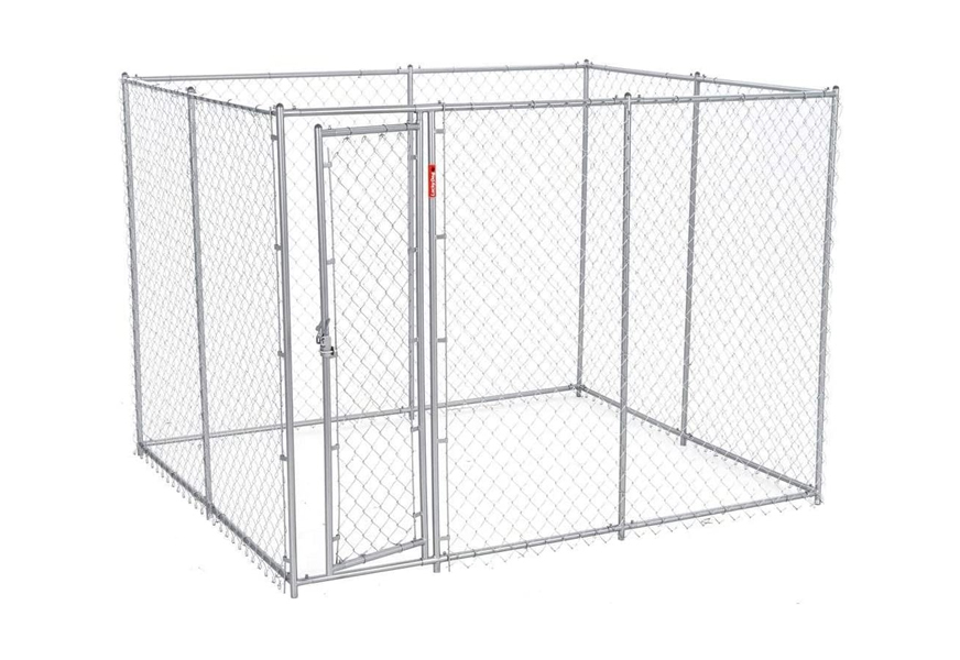 lucky dog chain link boxed kennel