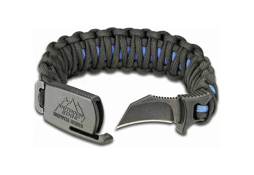 outdoor edge para-claw paracord survival bracelet