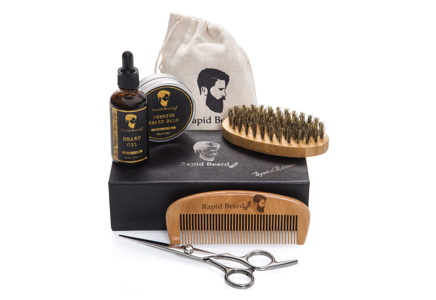 rapid beard beard grooming & shaving kit for men