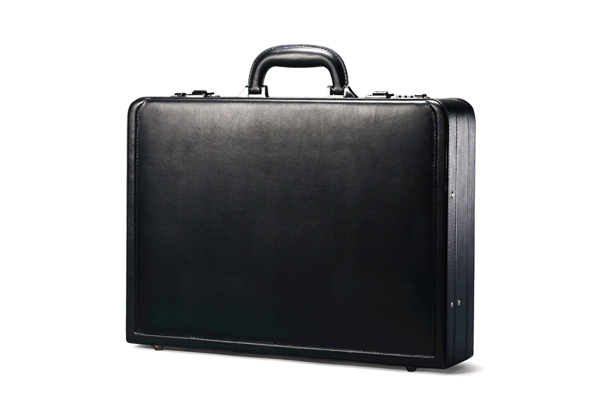 samsonite bonded leather attache