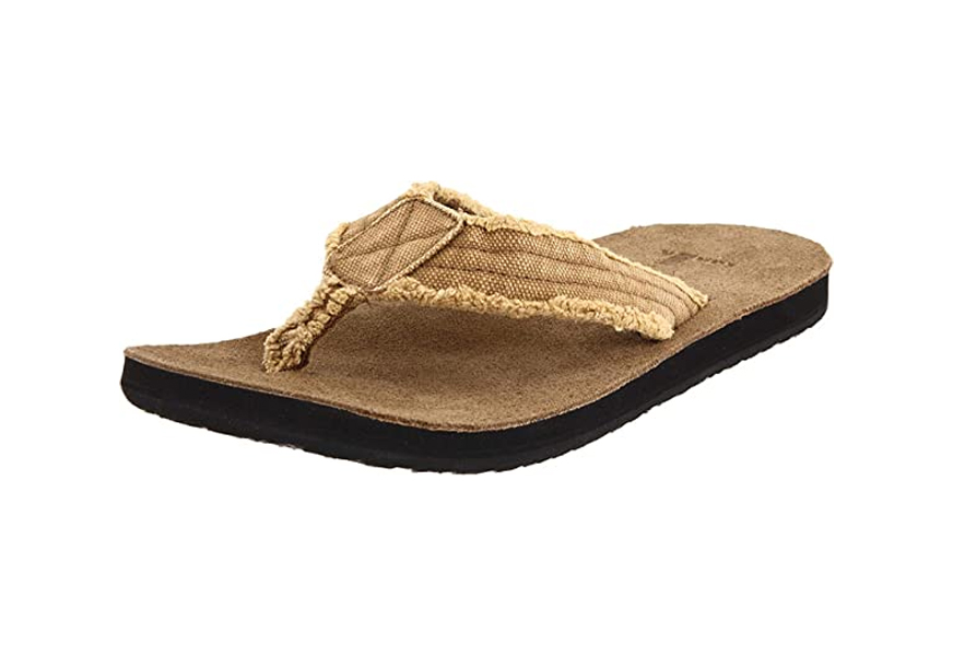 sanuk men’s fraid not flip flop