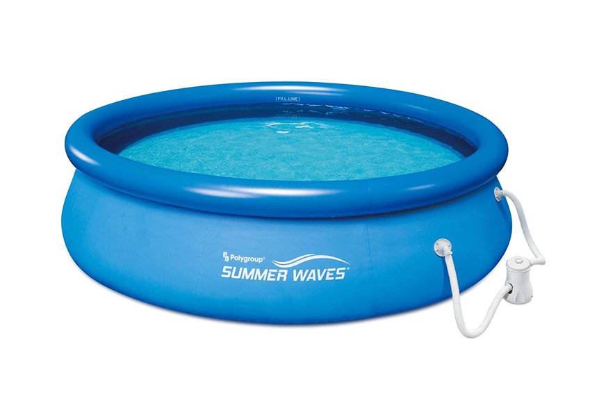 summer waves 10ft x 30in quick set backyard inflatable pool