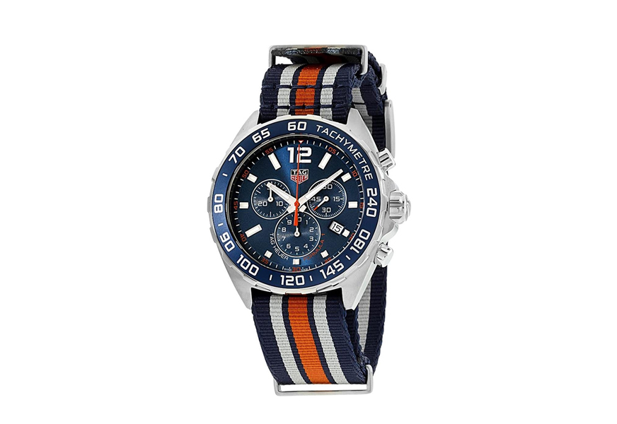tag heuer formula 1 blue chronograph