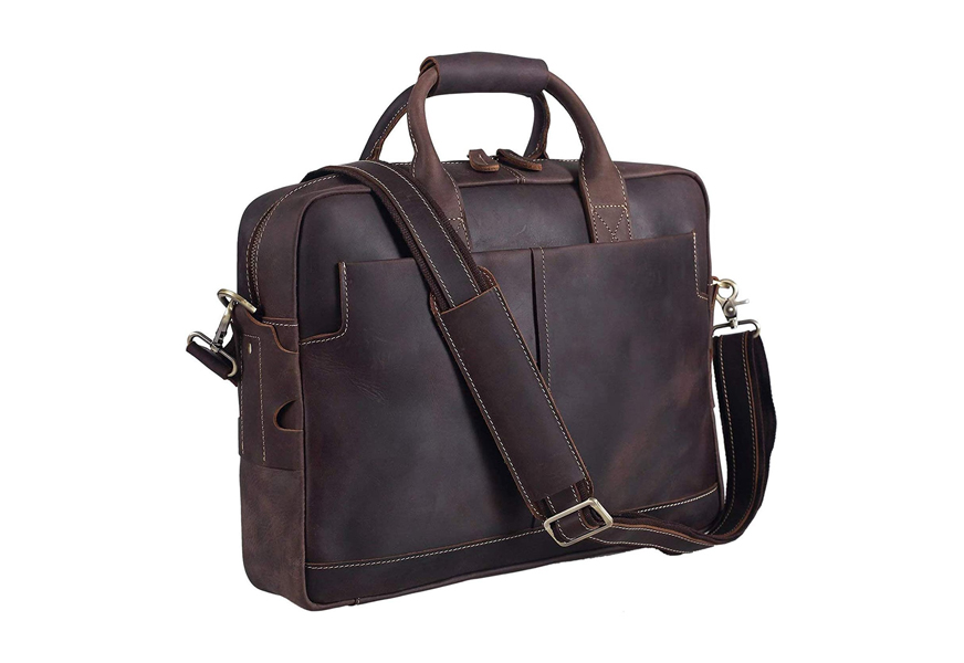 texbo genuine leather messenger