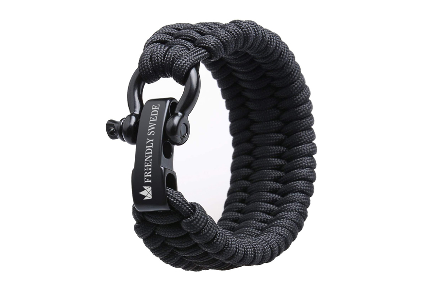 the friendly swede 500lb paracord survival bracelet