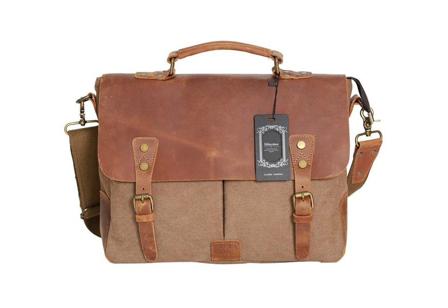 wowbox messenger satchel briefcase for men